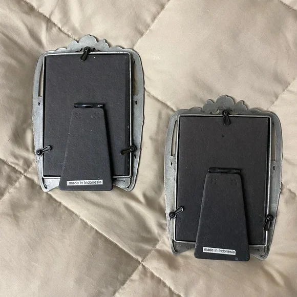 Elegant Silver Pewter Photo Frame Set. OSP - Picture 2 of 6